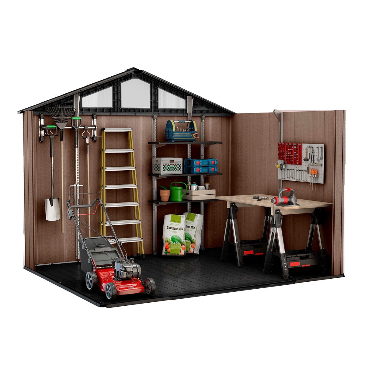 Caseta Stronghold 2.0 Evotech Brown 10x 8 cm Marrón-3