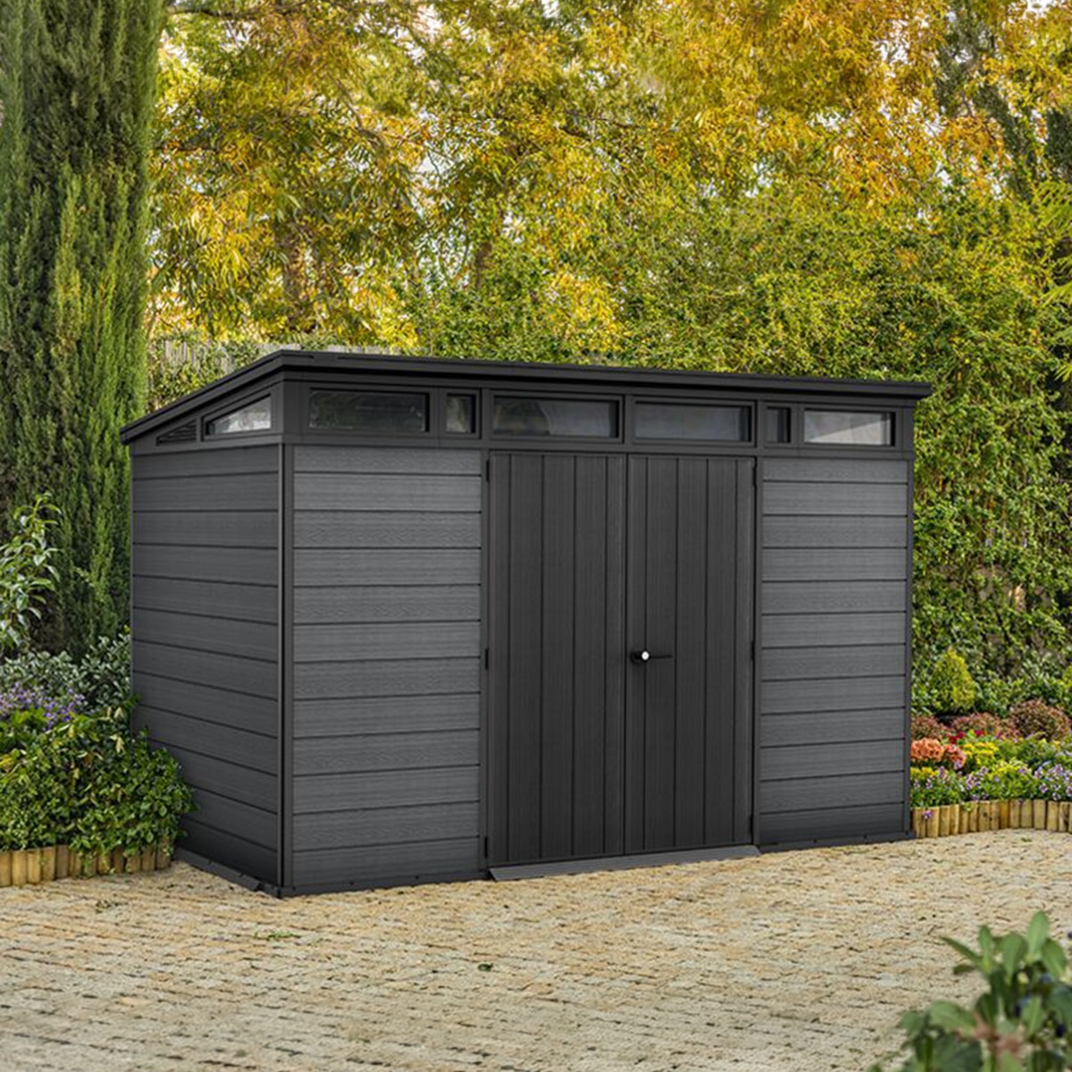 Caseta Cortina 11 x 7 Keter Gris-4