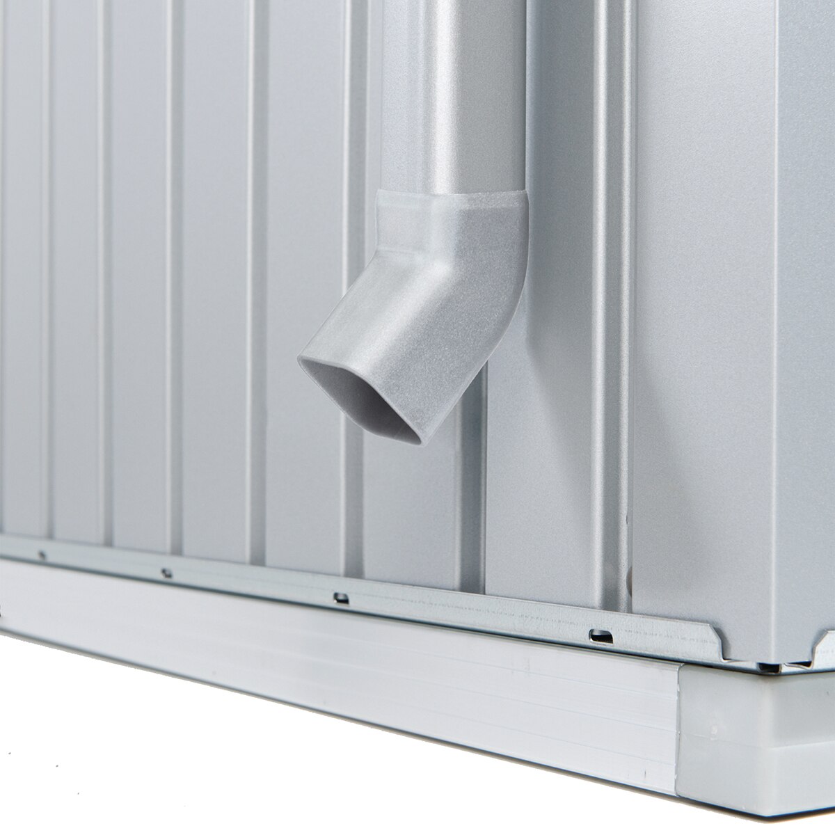 Caseta metálica Highline 3 puerta estándar Plata metalizada-3