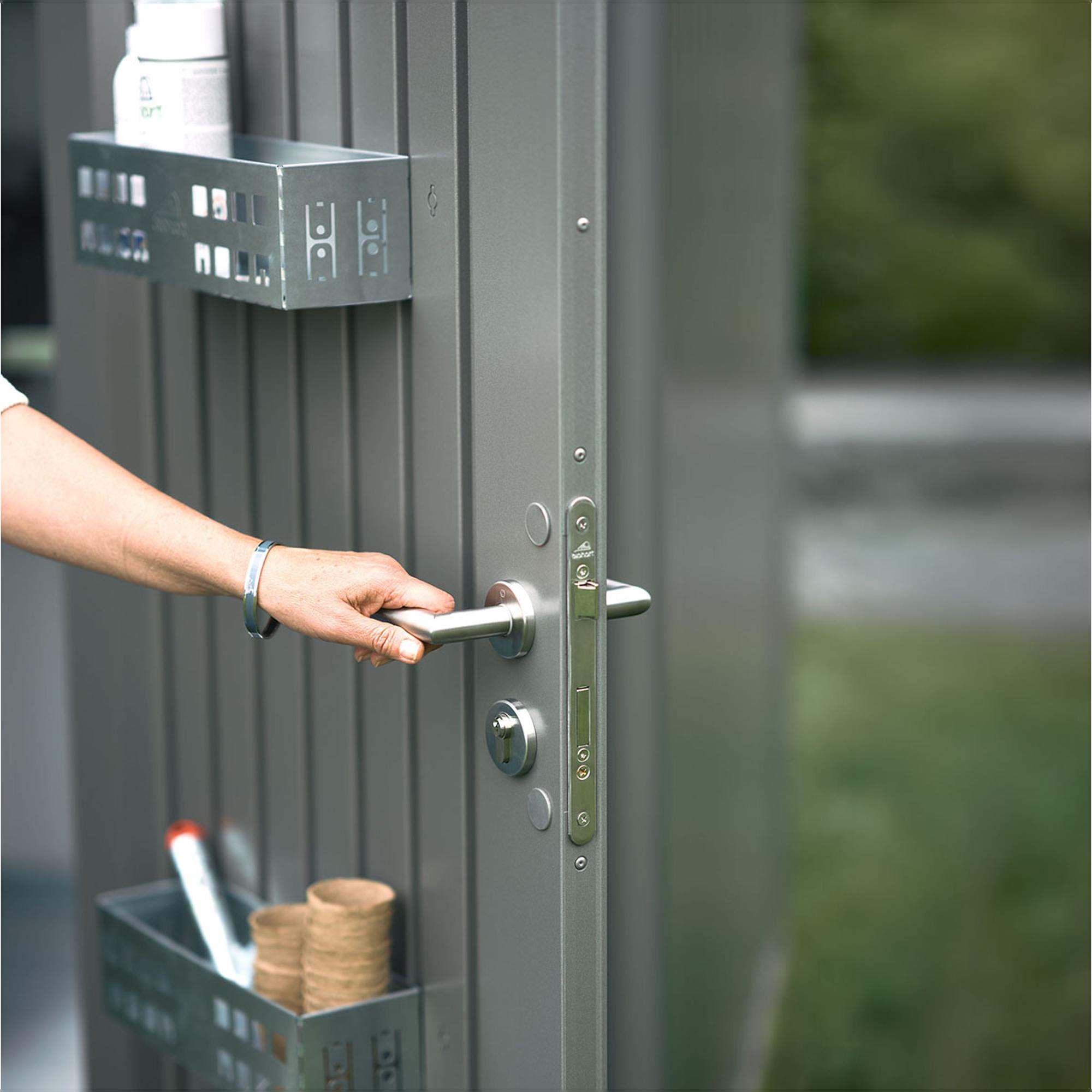 Caseta metálica Highline 5 puerta estándar Gris cuarzo metalizado-2