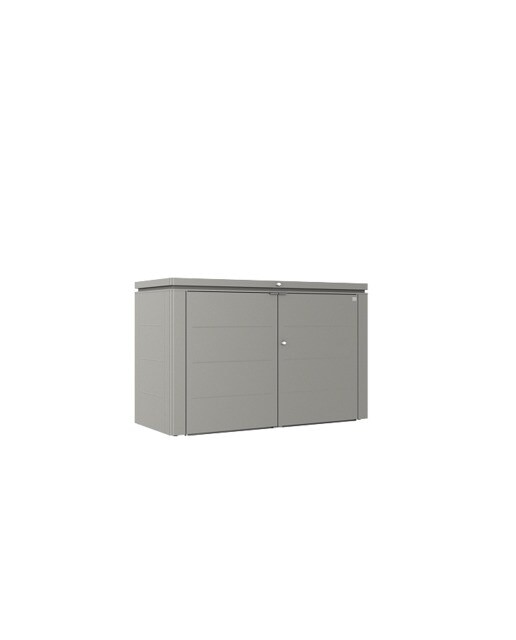 Armario metálico de jardín Highboard 200 Gris cuarzo metalizado-1