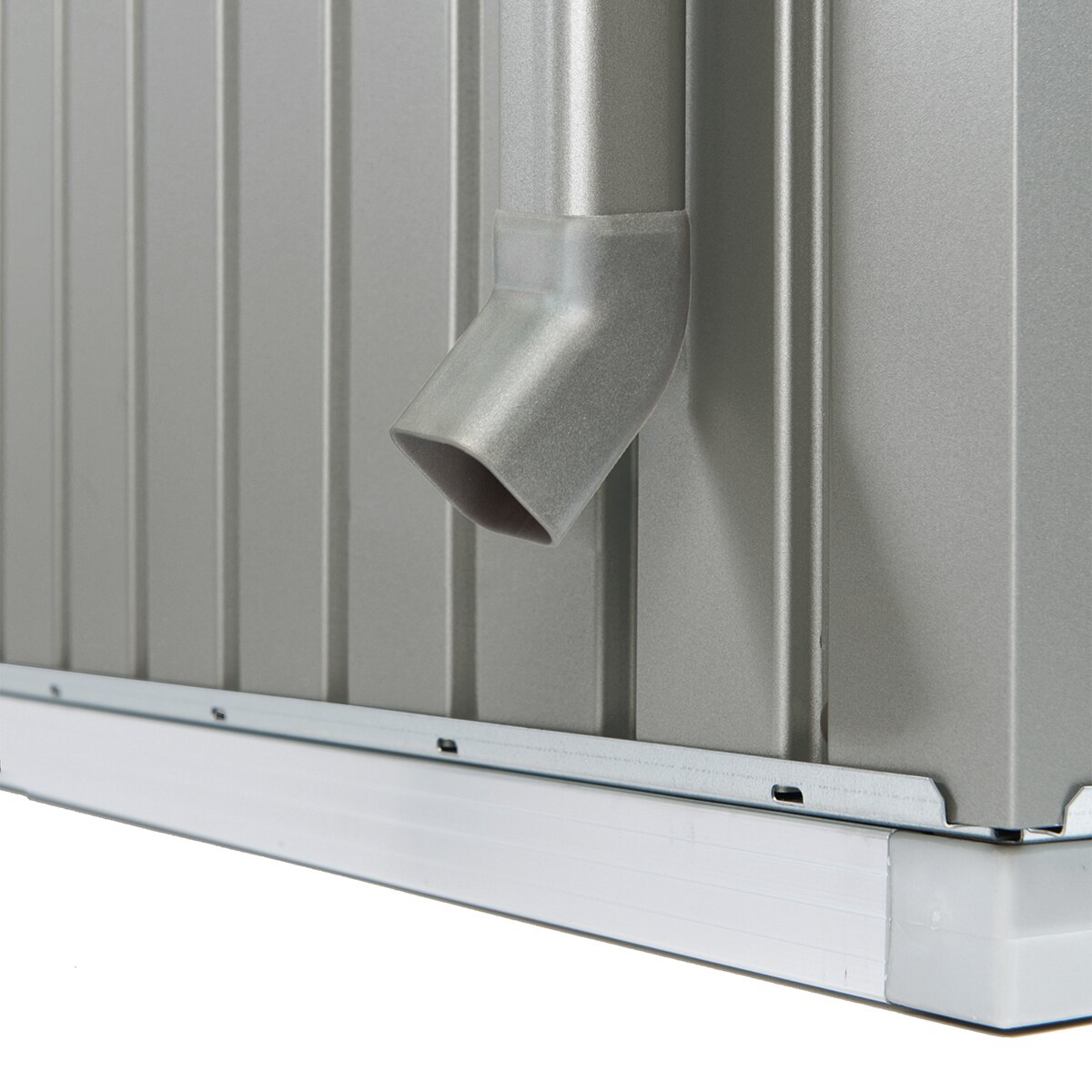Abrigo metálico Highline 3 com porta dupla Cinzento quartzo metalizado-6