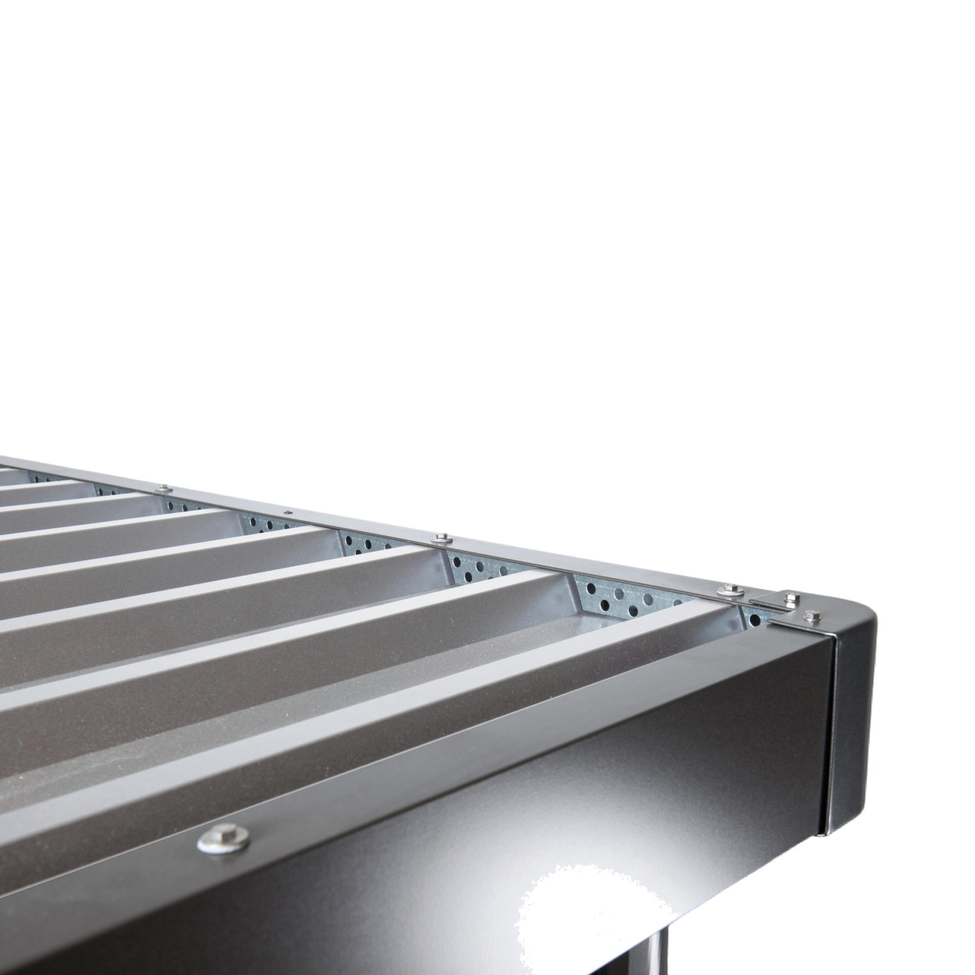 Caseta metálica Highline 4 doble puerta Gris cuarzo metalizado-5
