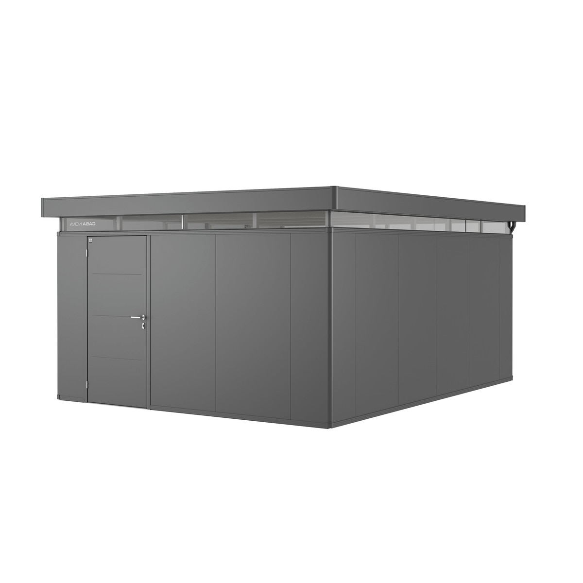 Caseta metálica Casanova apertura izquierda Gris oscuro metalizado-1