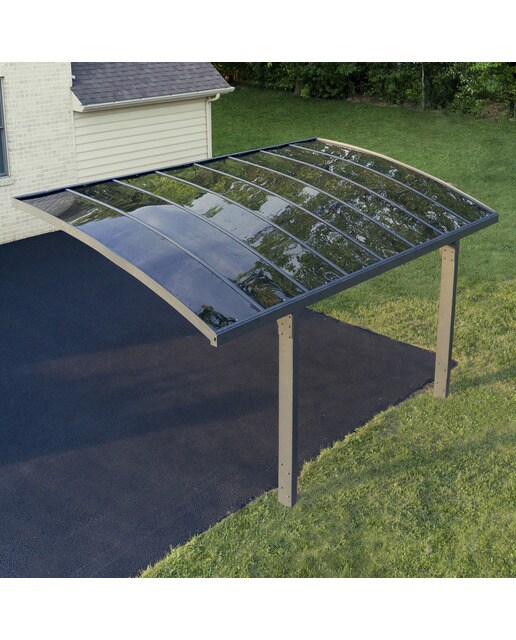 Cochera Aluminio Arizona Breeze Gris oscuro-5