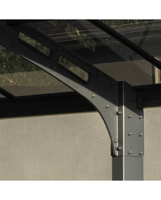 Cochera Aluminio Arizona Breeze Gris oscuro-13