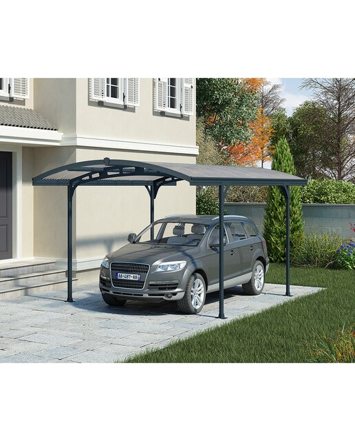 Garagem de Alumínio Atlas Cinzento-escuro-3