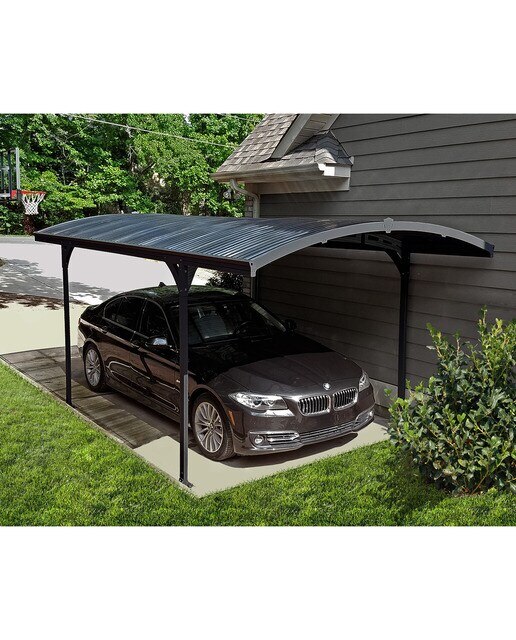 Garagem de Alumínio Atlas Cinzento-escuro-5