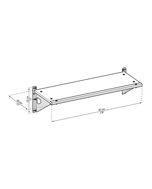 Kit de Prateleiras para Abrigos Skylight e Rubicón Branco-10