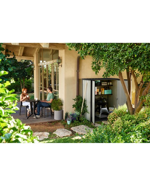 Abrigo de Resina High Store Plus 1400 L 140x170x73,6 cm Cinzento-7