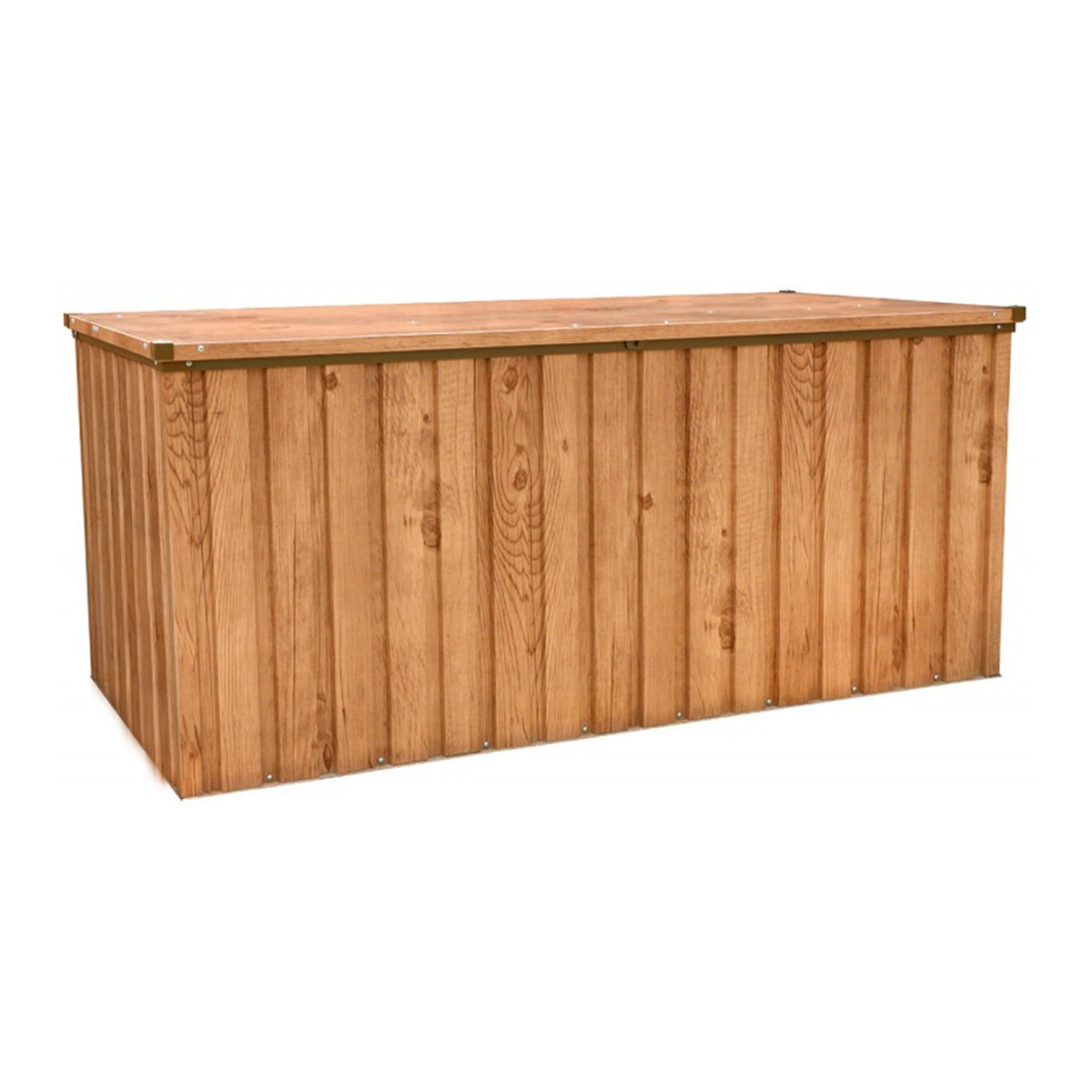 Arcón metálico Imitación madera 770 l Madera-1