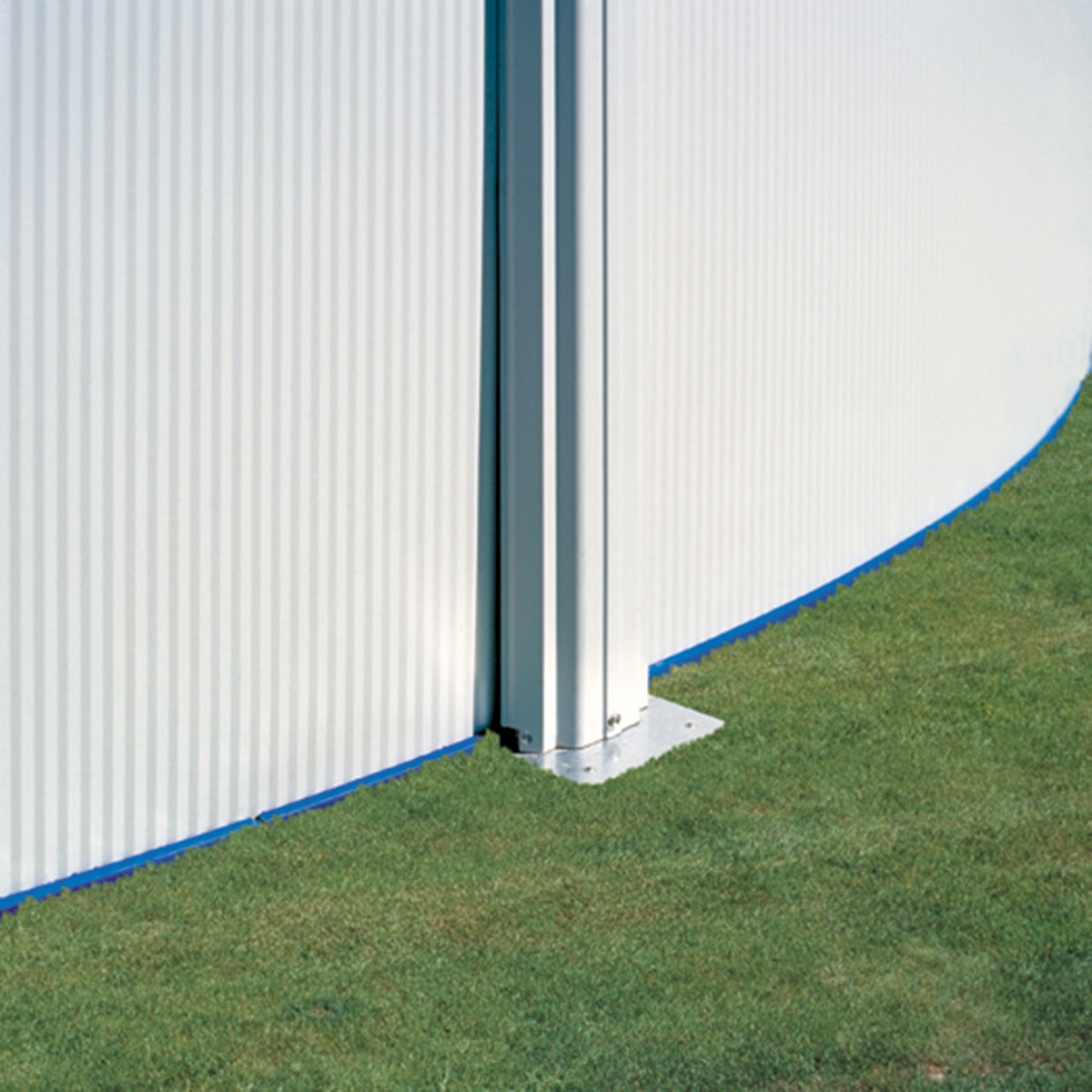 Piscina Acero Ovalada Lacada Blanco 730 x 375 x 120 cm Blanco-4