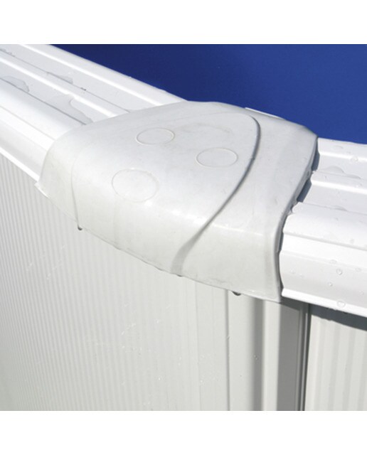 Piscina Acero Redonda Lacada Blanco Ø460 x 120 cm Blanco-2