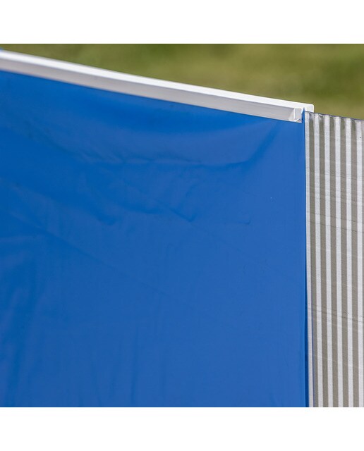 Piscina Acero Redonda Lacada Blanco Ø460 x 120 cm Blanco-3