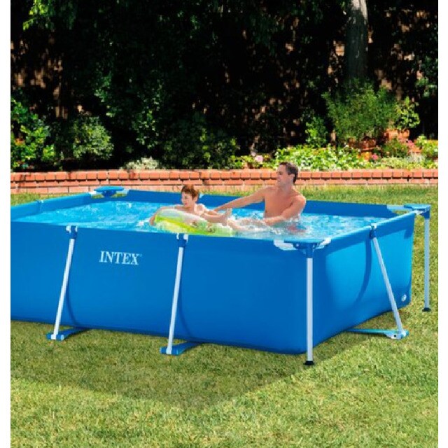 Piscina rectangular tubular Small Frame 300 x 75 x 200 cm Azul-4