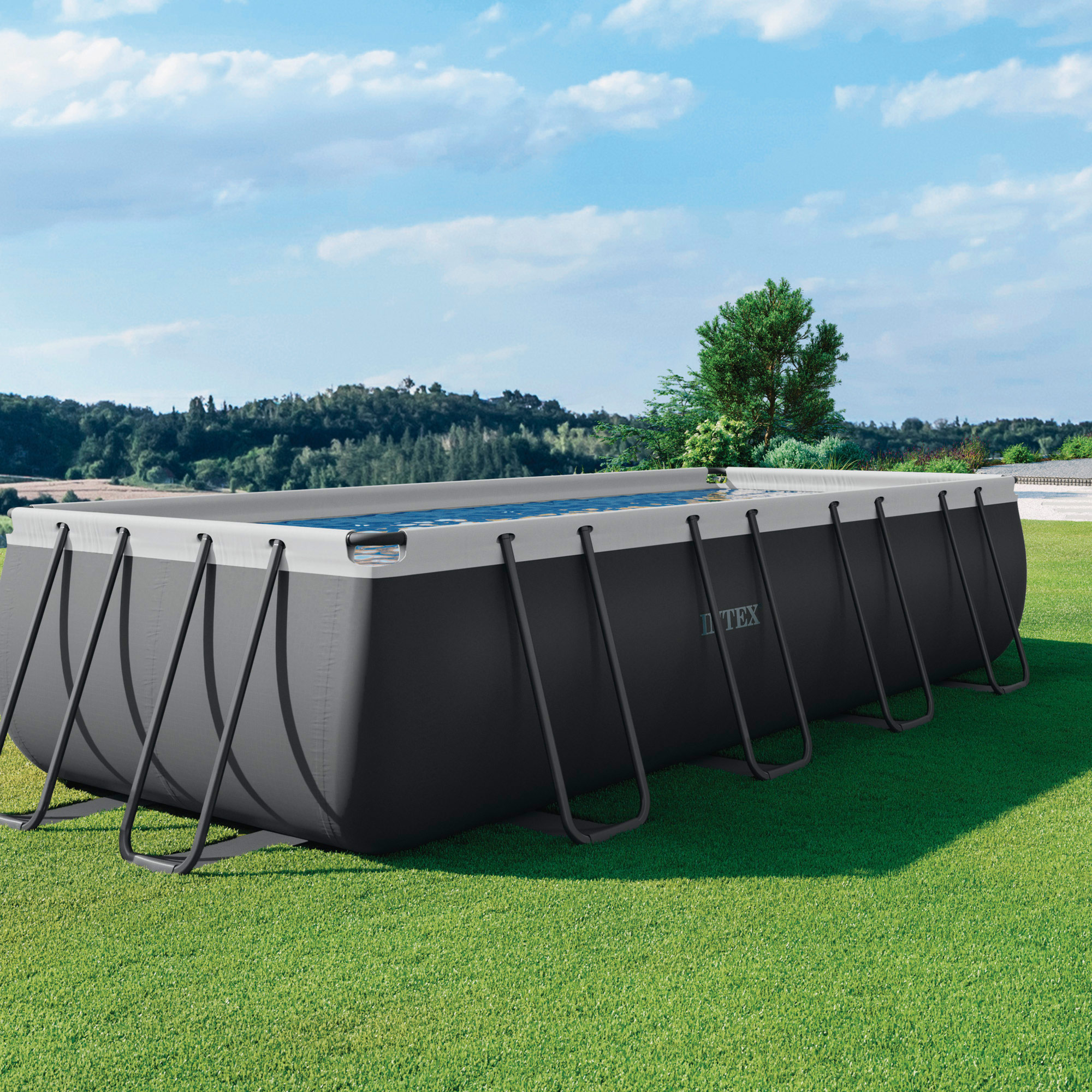 Piscina Desmontable Tubular Ultra XTR 549 x 274 x 132 cm Antracita-2