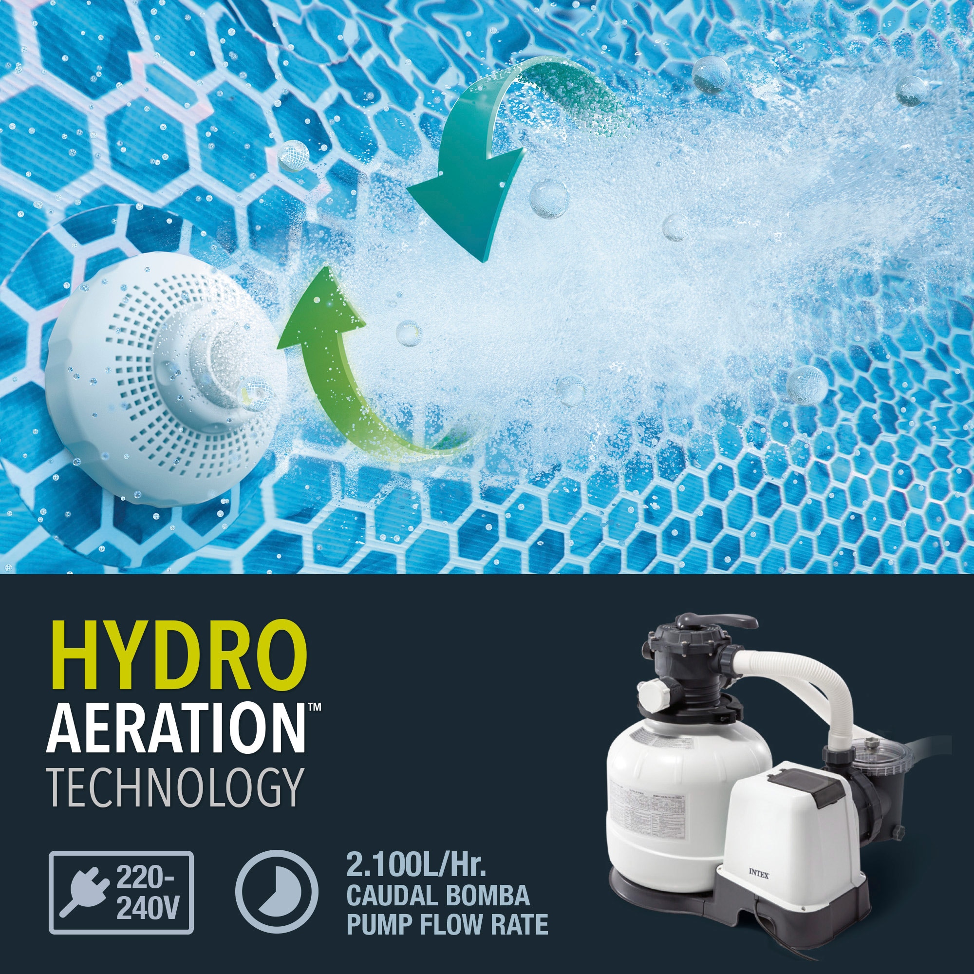 Piscina Desmontável Ultra Frame XTR - 732 x 366 x 132 cm Cinzento-5