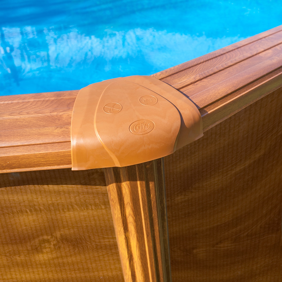 Piscina chapa acero Pacific Aspecto Madera 500 x 300 x 120 cm Madera-4