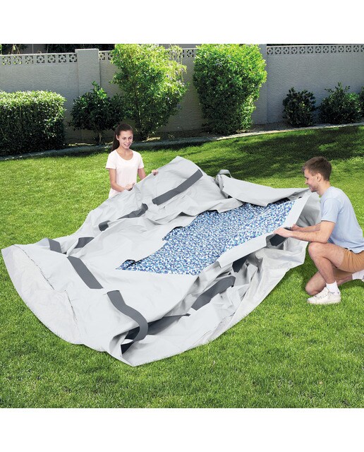 Piscina redonda Steel Pro Max Ø 305 x 100 cm Gris-3