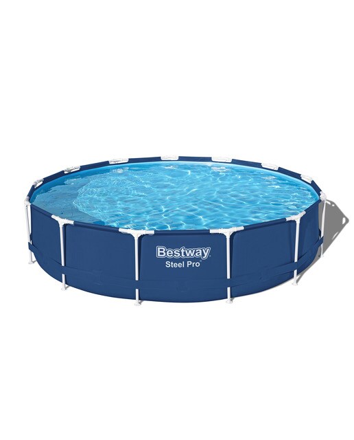 Piscina Redonda Steel Pro - Ø 396x84 cm Azul-1