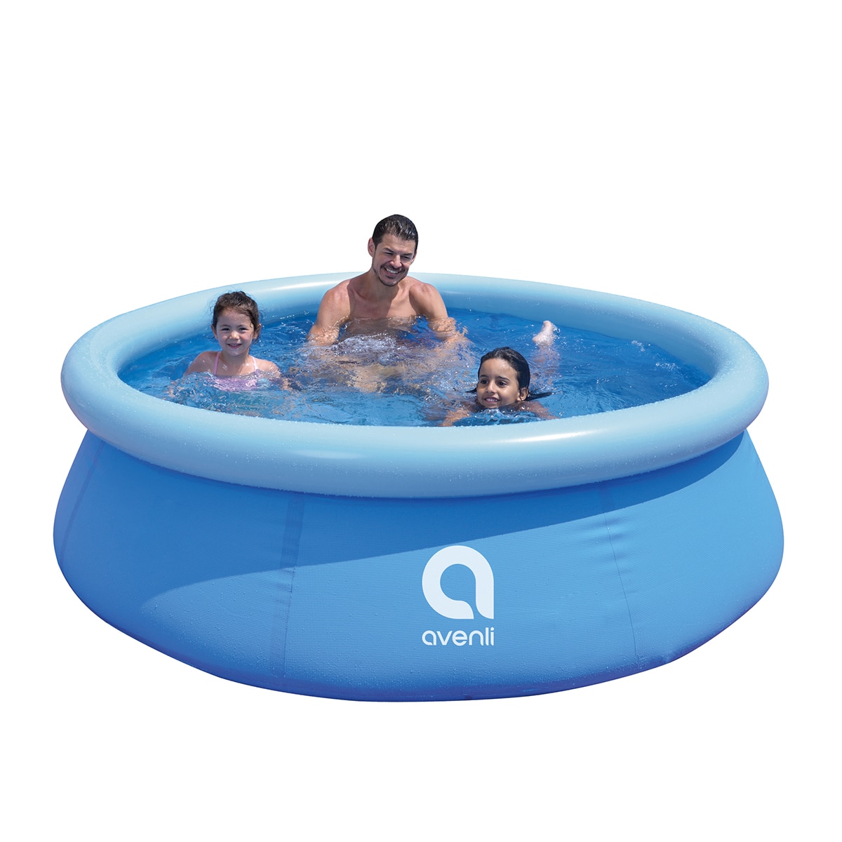Piscina inflable Avenli de 240 cm de diámetro y 63 cm de altura Azul-2