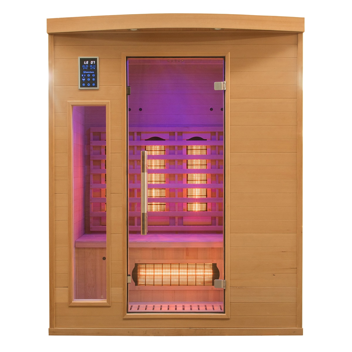 Sauna de infrarrojos de 3 plazas Apollon Quartz France-Sauna 1