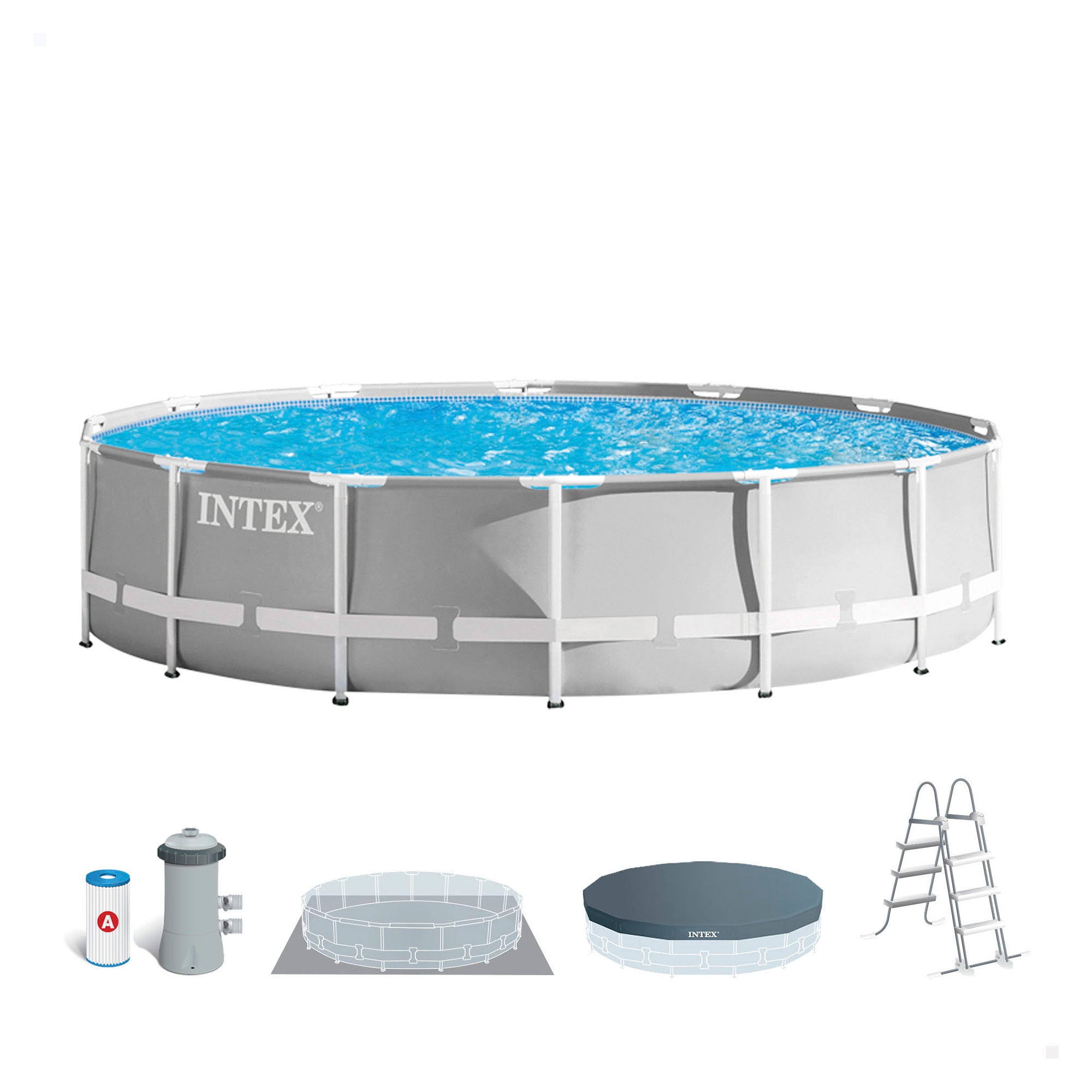 Imagen 0 de Piscina tubular Intex 457 x 107 cm