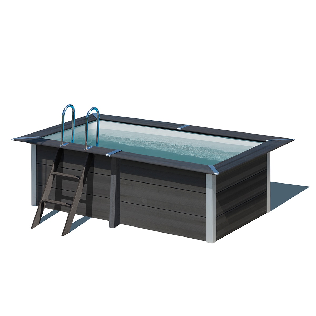 Imagen 0 de Piscina composite cuadrada 326 x 186 x 96 cm alto