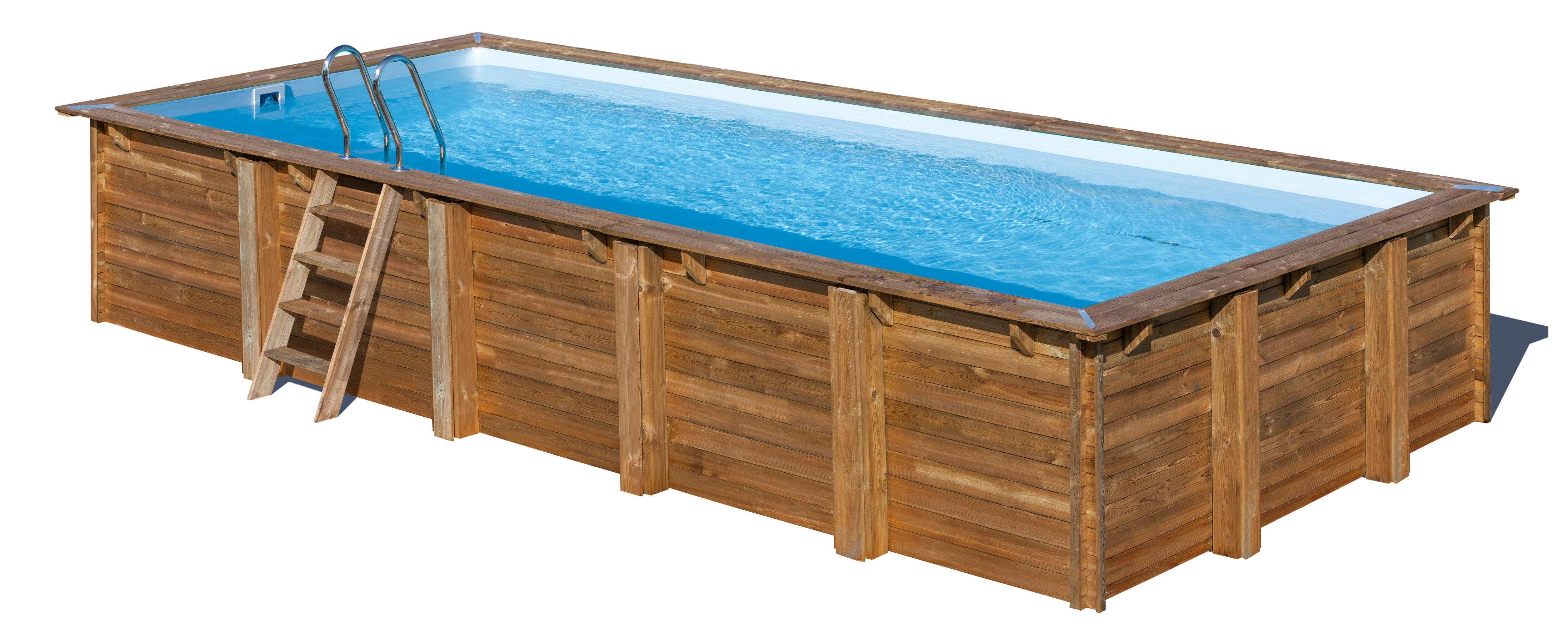 Imagen 0 de Piscina madera rectangular 815x421x146cm