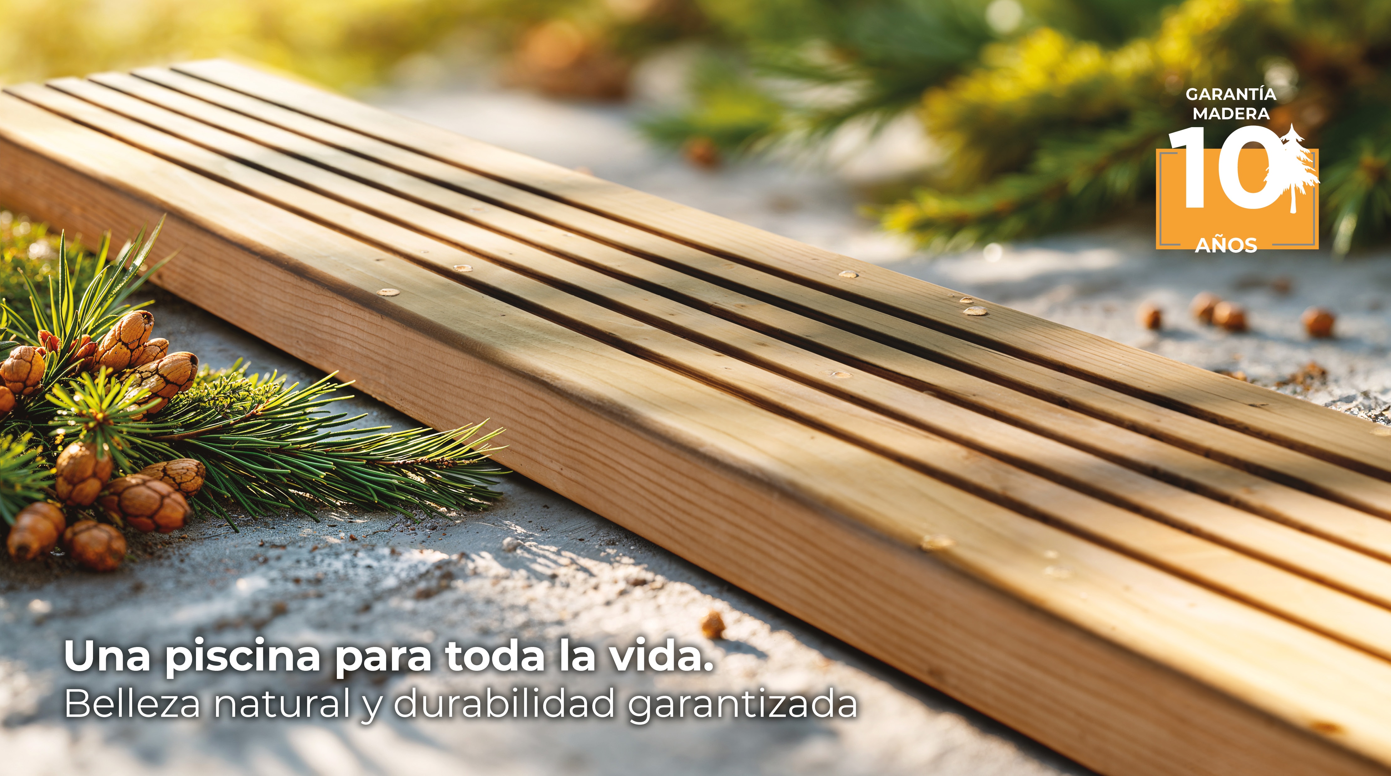 Piscina madera rectangular 815x421x146cm Marrón-19