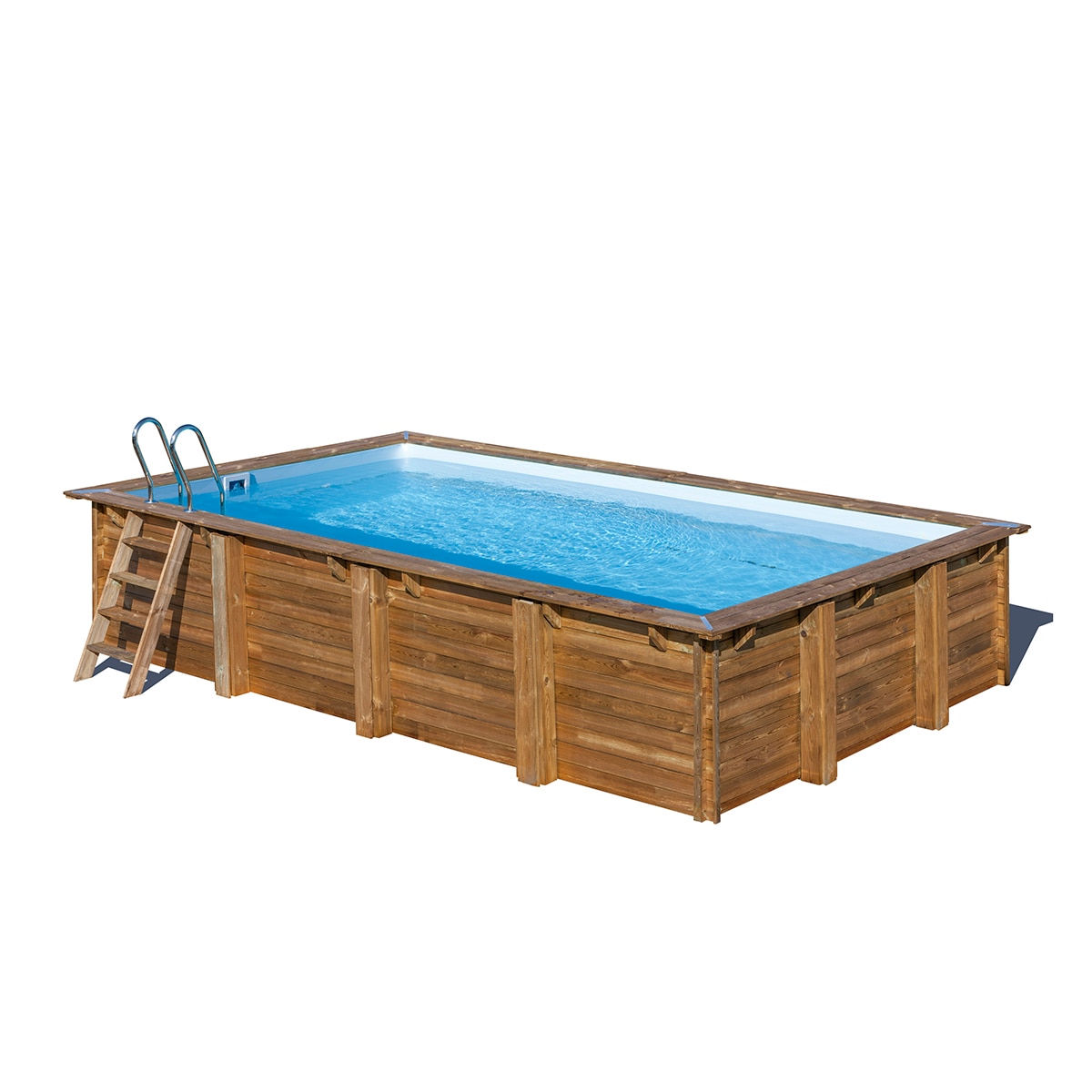 Imagen 0 de Piscina madera rectangular  620x420x133cm