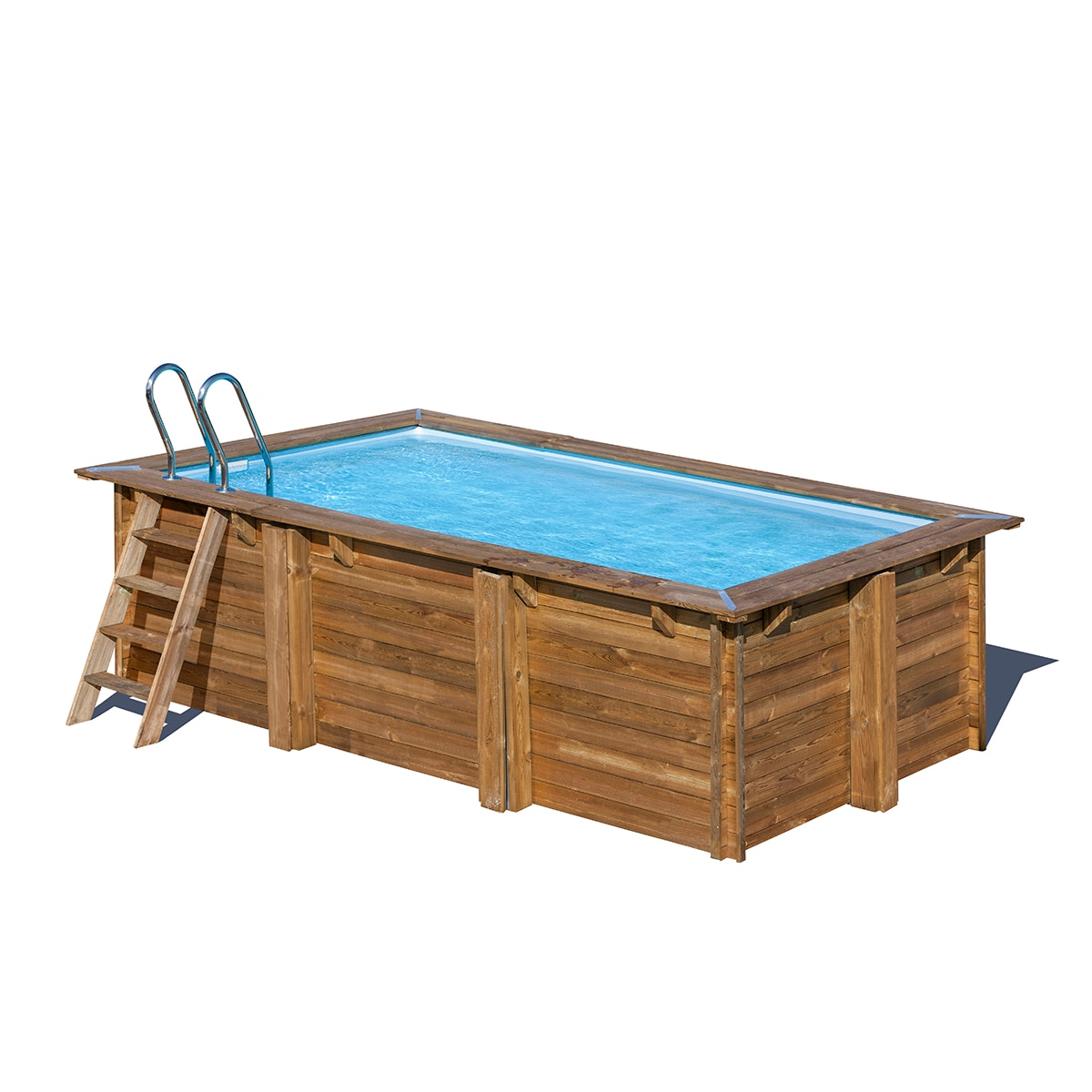 Imagen 0 de Piscina madera rectangular 420x270x117cm