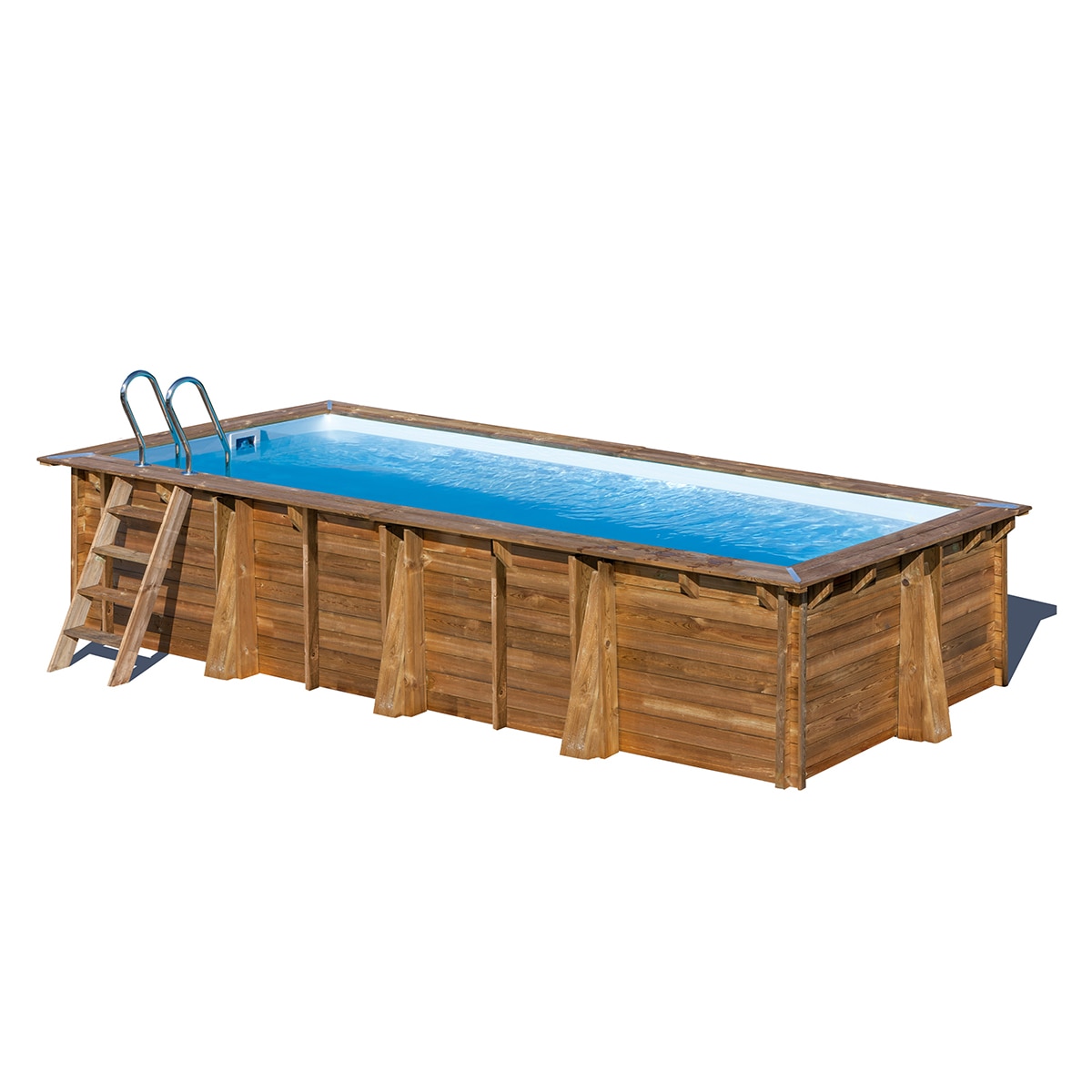 Imagen 0 de Piscina madera rectangular  520x320x133cm