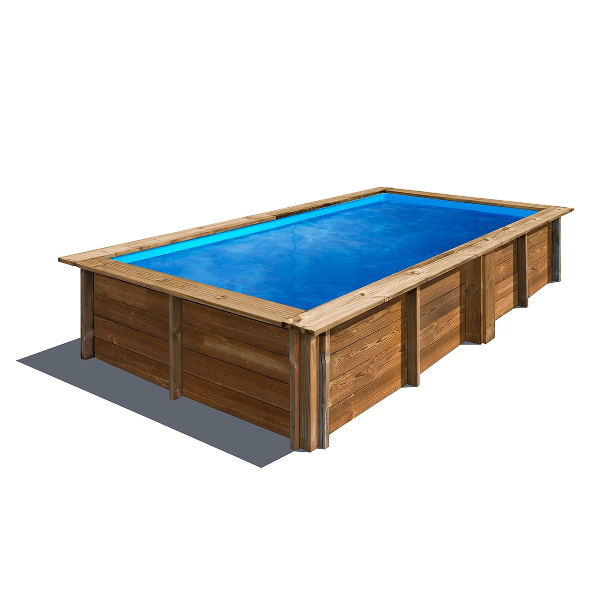 Imagen 0 de Piscina madera rectangular  375x200x68cm