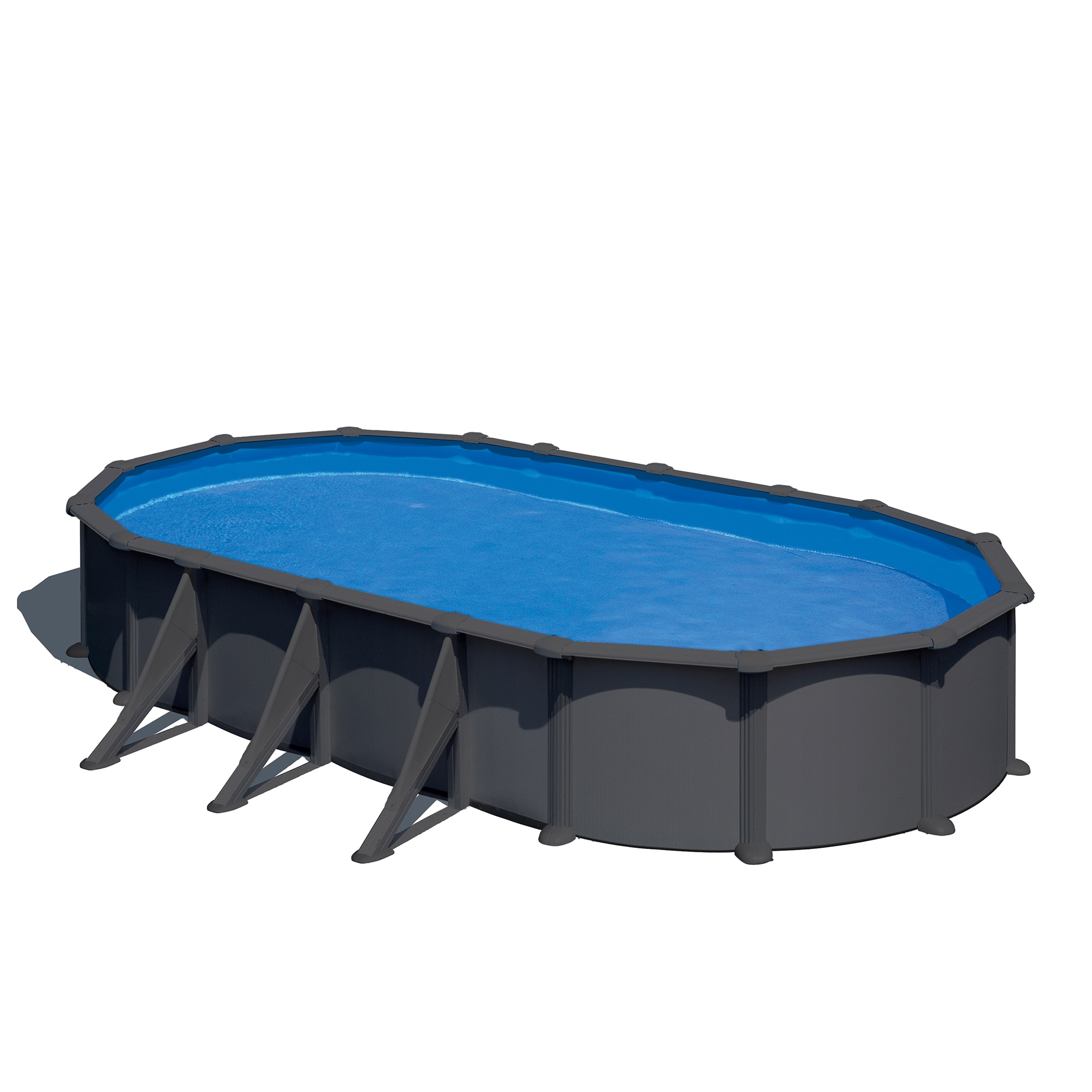 Imagen 0 de Piscina acero ovalada 730 x 375 x 132 cm