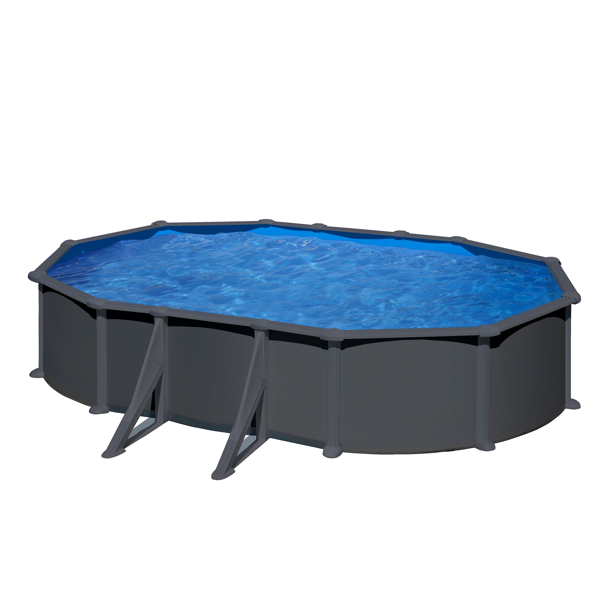 Imagen 0 de Piscina acero ovalada 610 x 375 x 132 cm