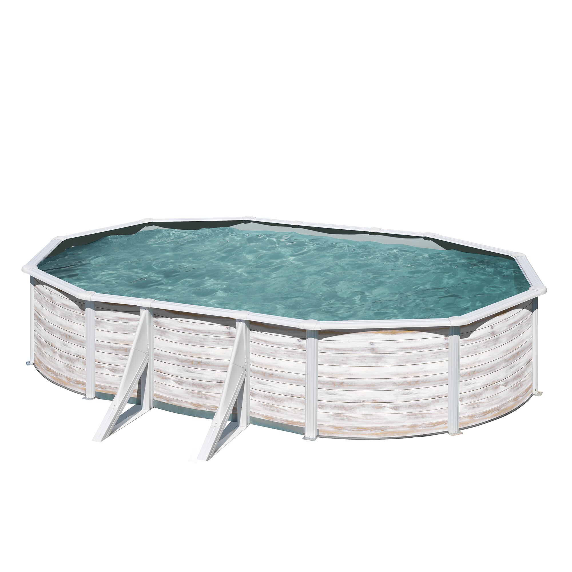 Imagen 0 de Piscina acero ovalada -610x375x120 cm