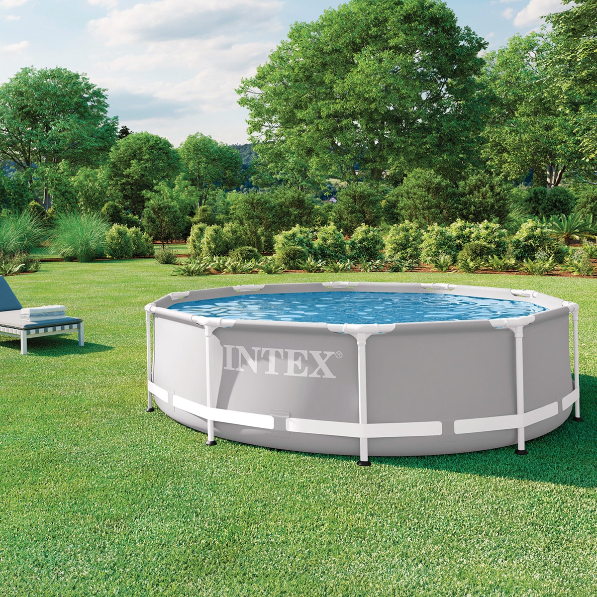 Piscina desmontable redonda Prism Frame INTEX 305x76 cm 2