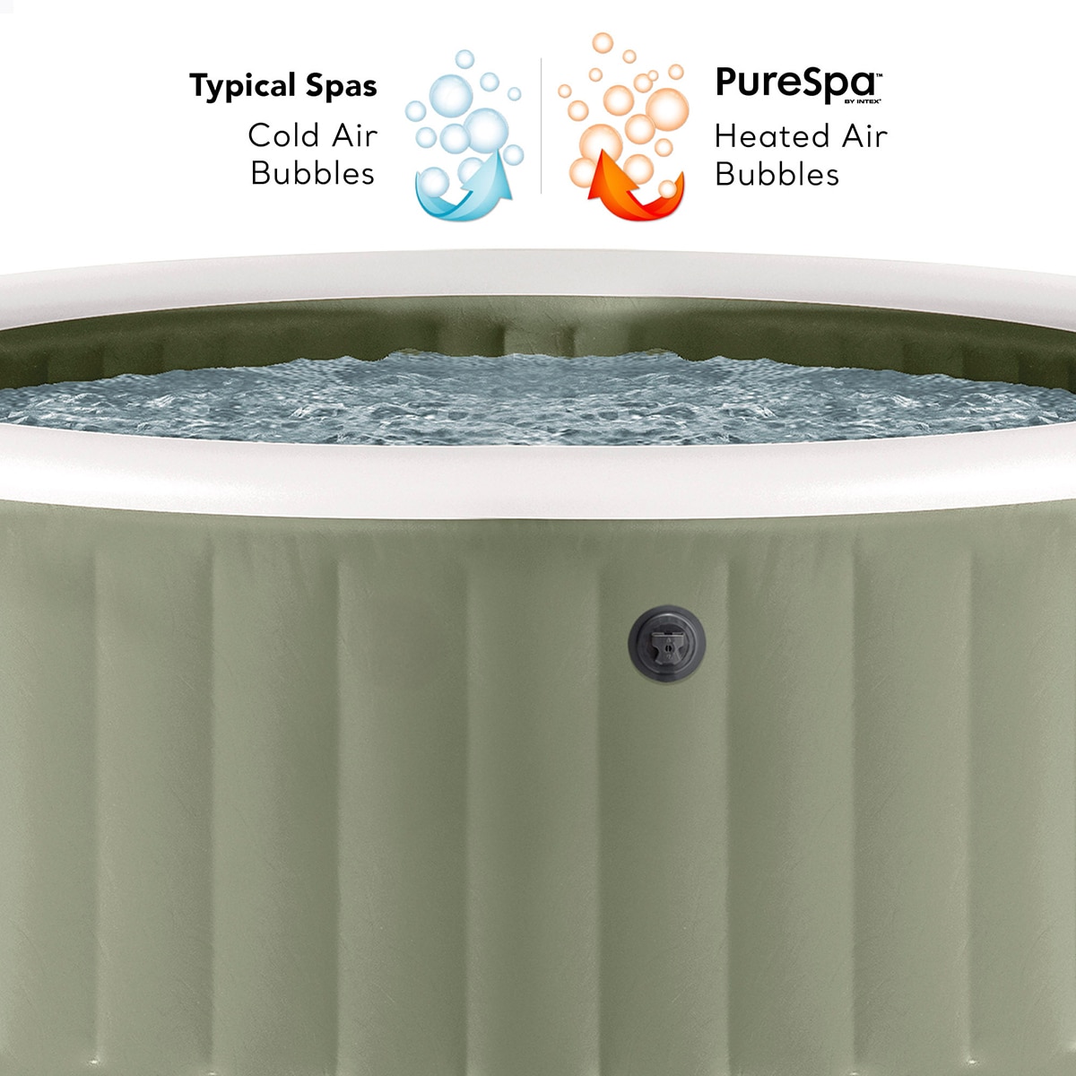 Spa hinchable Intex 196 X7 1 cm Marrón-7