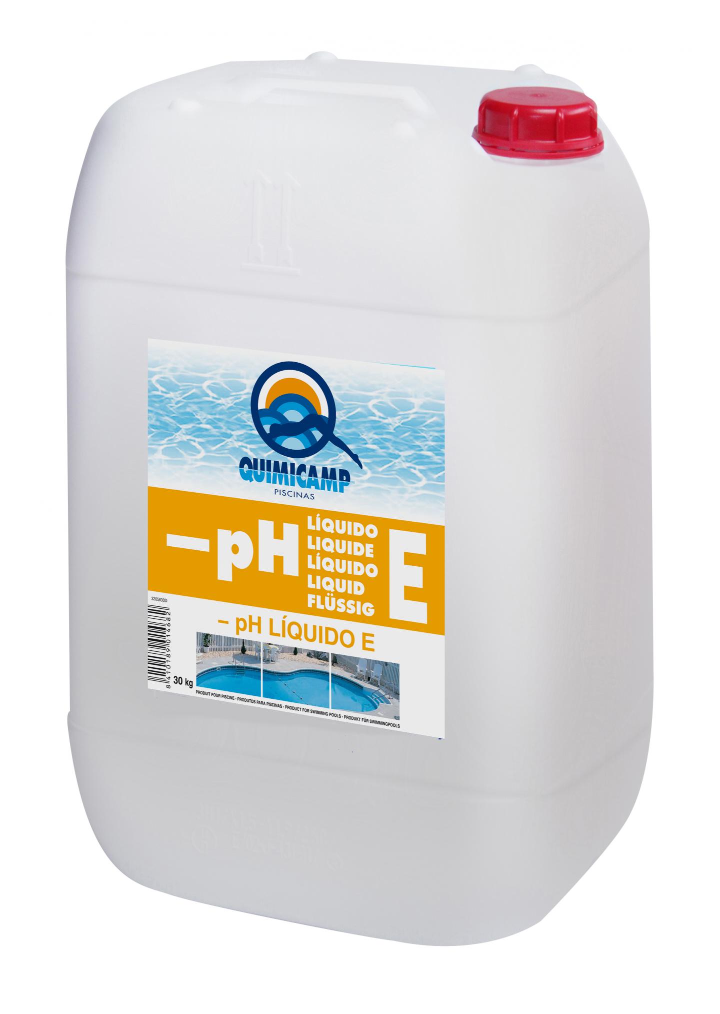 Redutor pH Piscinas Líquido - 6 Kg Transparente-1