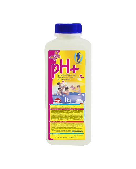 Incrementador pH Piscinas Desmontables 1 kg Blanco-1