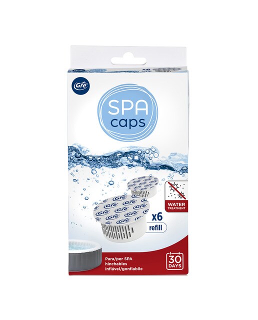 Cápsulas Mantenimiento Spas Hinchables - 6 cápsulas Blanco-1