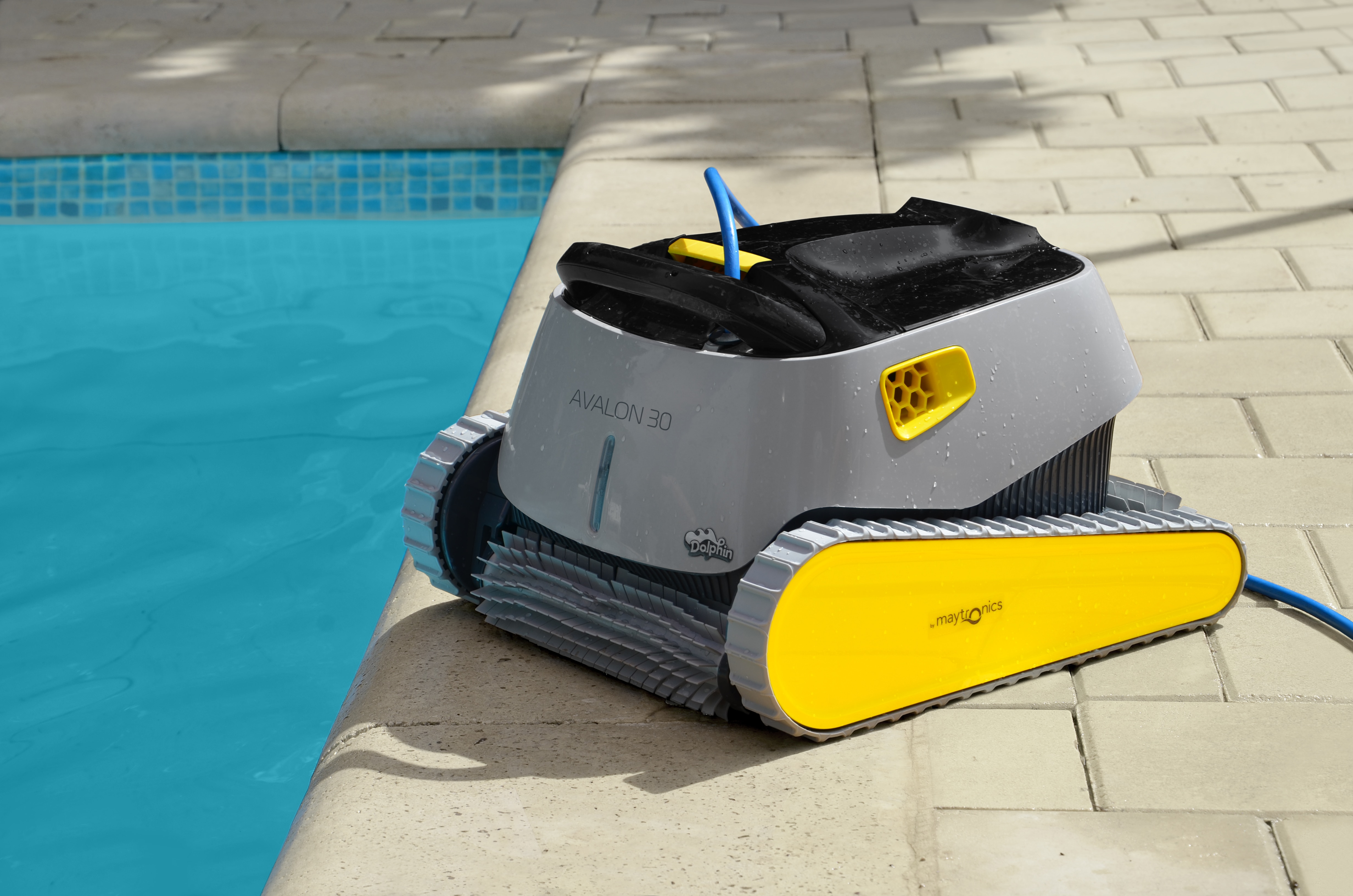 Robot Limpiafondos Dolphin Avalon 30 Gris / Amarillo-3