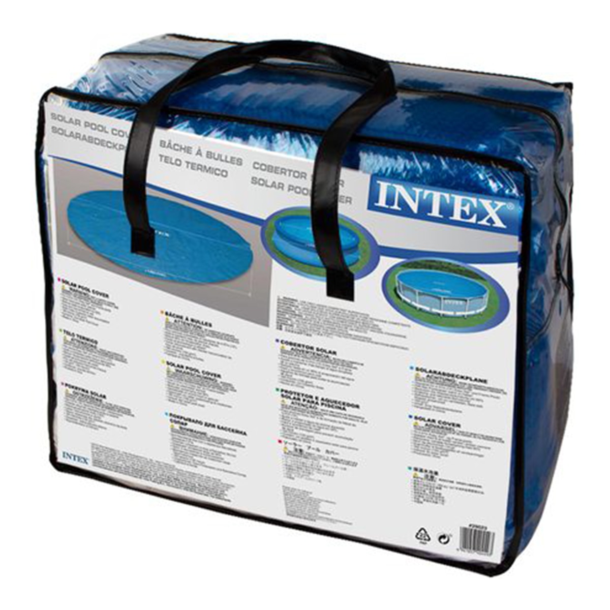 Cobertor Solar Piscinas Hinchables Easy Set y Metálicas Metal Frame Ø 457 cm Azul-6
