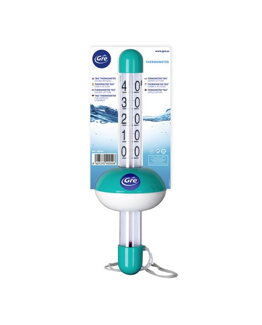 Termómetro Flotante Piscinas Big de Doble Lectura Azul Turquesa-2