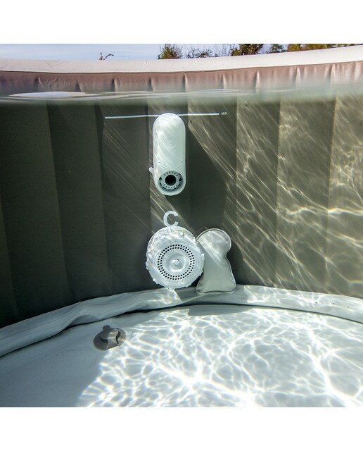 Dosificador para Spas Hinchables + 2 cápsulas Blanco-2