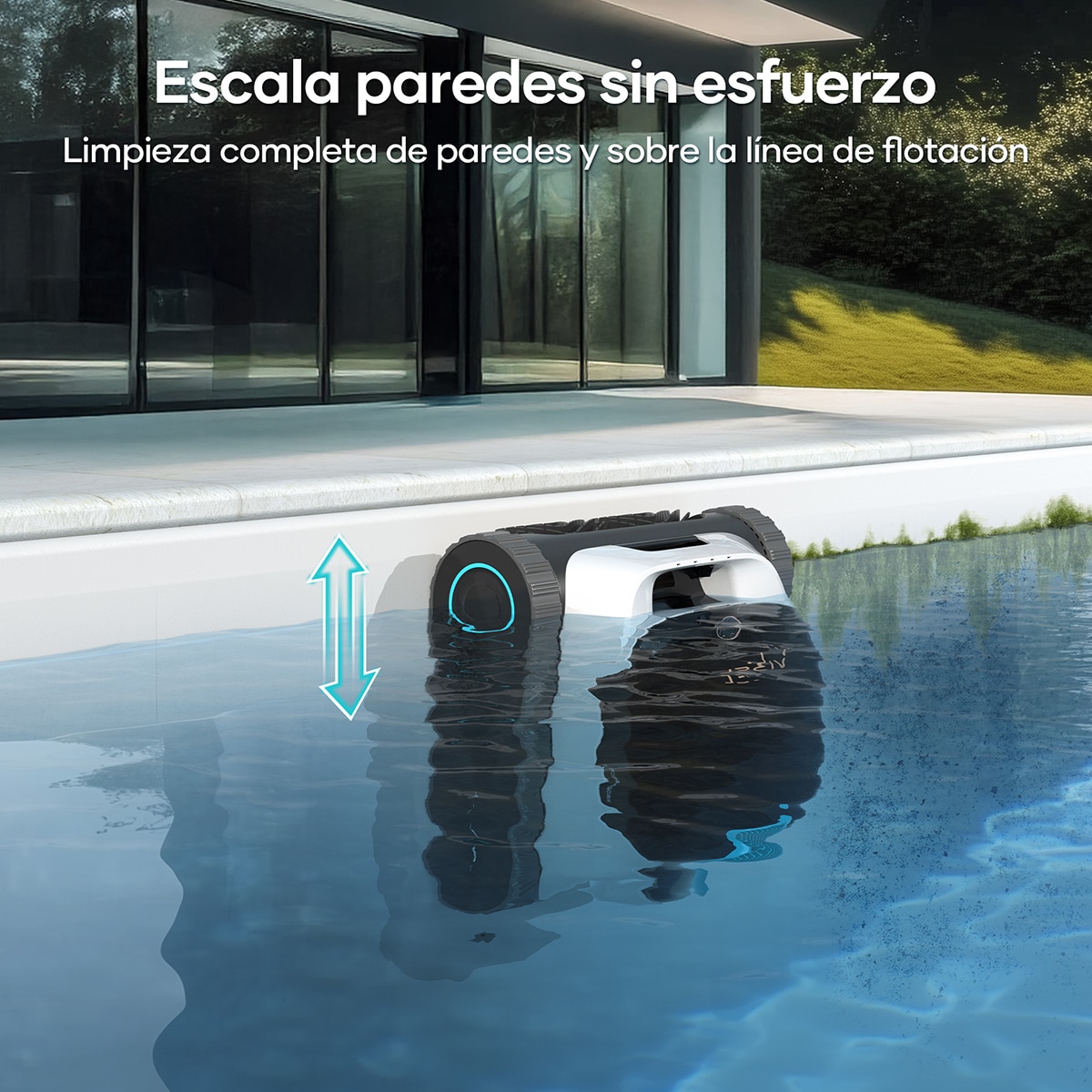 Limpiador Robótico Inalámbrico para piscinas Scuba N1 Blanco-17