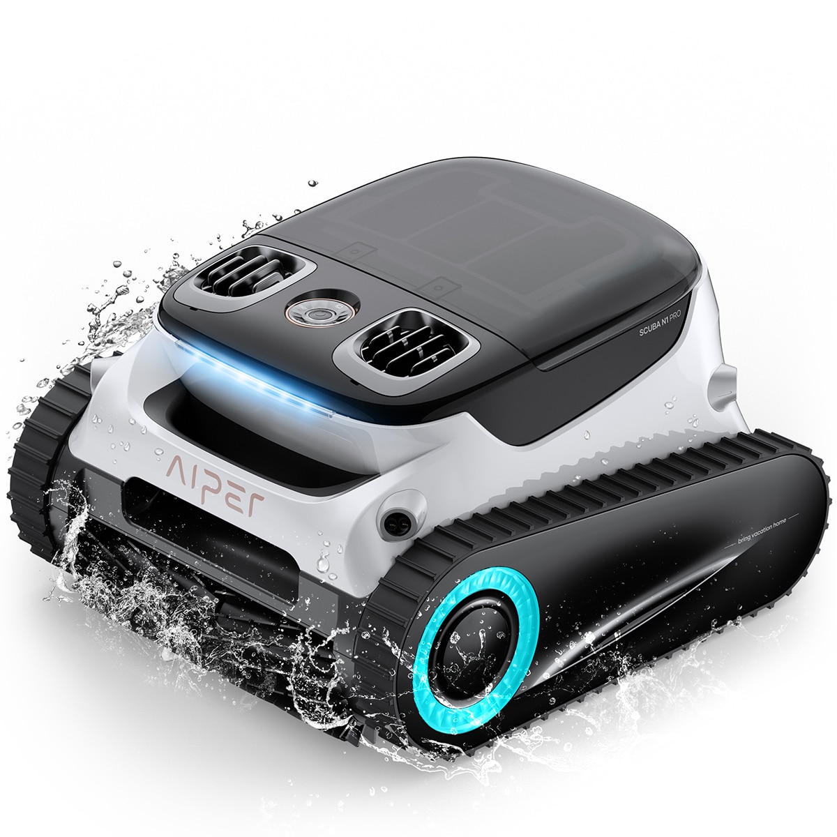 Limpiador Robótico Inalámbrico para piscinas Scuba N1 Pro Blanco-2
