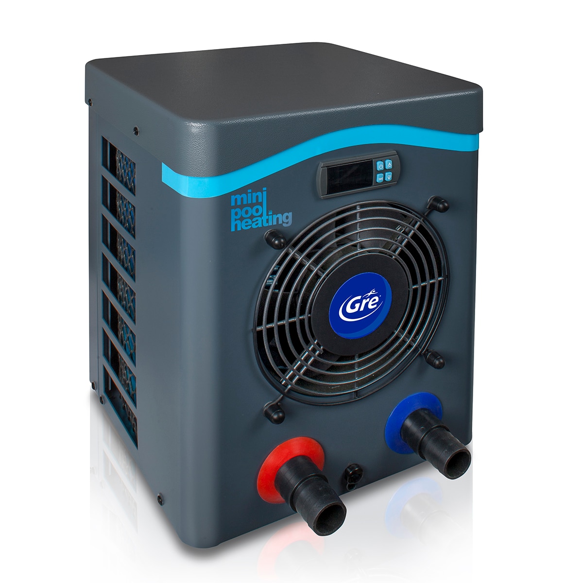 Bomba de calor mini para pequeño volumen de agua40 m3 Gris / Azul-2