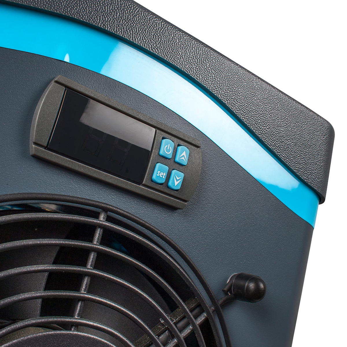 Bomba de calor mini para pequeño volumen de agua30 m3 Gris / Azul-3